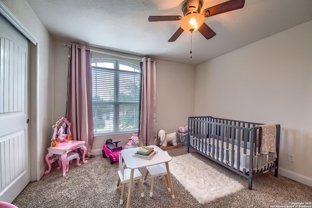 5938 Akin Song, San Antonio, TX 78261 - bedroom featuring carpet and ceiling fan