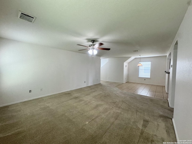 130 Palazzo Torre, San Antonio, TX 78253 - unfurnished room featuring carpet floors, ceiling fan, and tile patterned floors