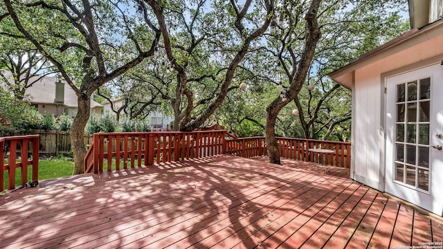 2530 Melrose Cyn, San Antonio, TX 78232 - view of deck
