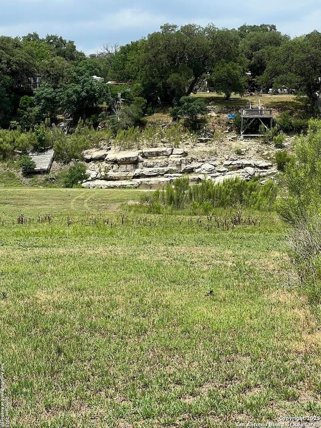 168 Water St, Pipe Creek, TX 78063 - view of yard featuring a view of countryside