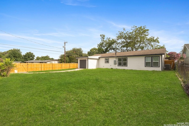 502 E Palfrey, San Antonio, TX 78223 - rear view of property featuring a fenced backyard