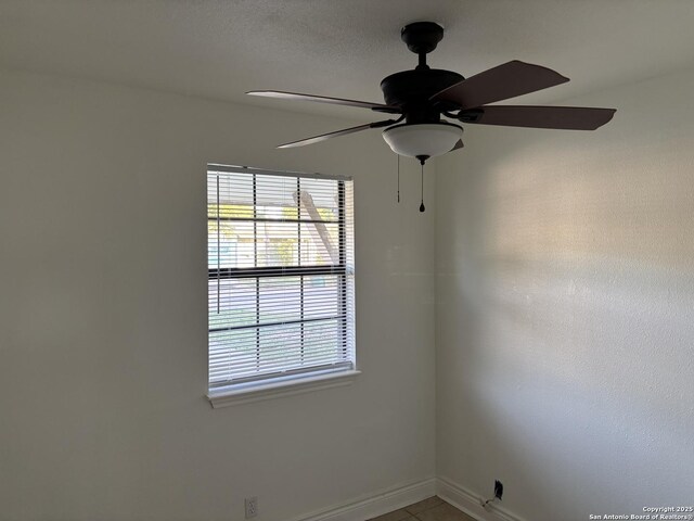 401 W Lindbergh Blvd, Universal City, TX 78148 - unfurnished room featuring ceiling fan and baseboards
