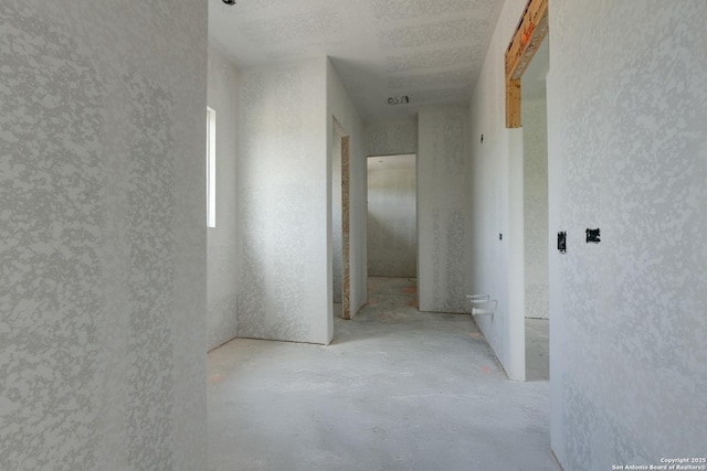 133 Wild Persimmon Trl, Marion, TX 78124 - hall featuring unfinished concrete flooring