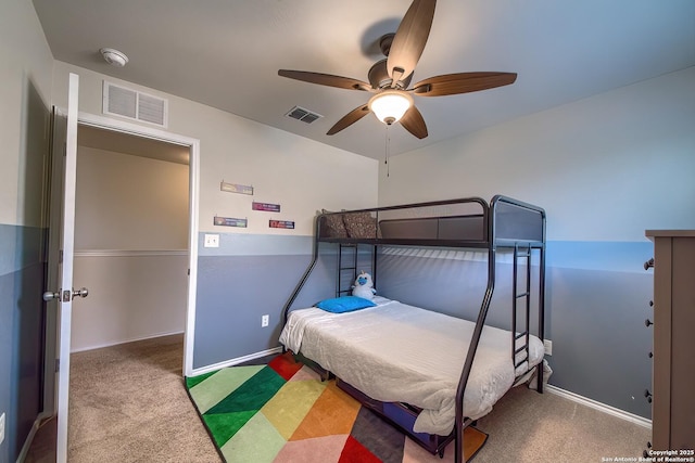 12870 Limestone, San Antonio, TX 78253 - carpeted bedroom featuring baseboards and a ceiling fan