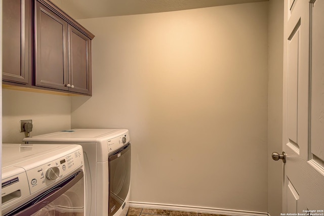 12870 Limestone, San Antonio, TX 78253 - laundry area with cabinet space and washing machine and dryer