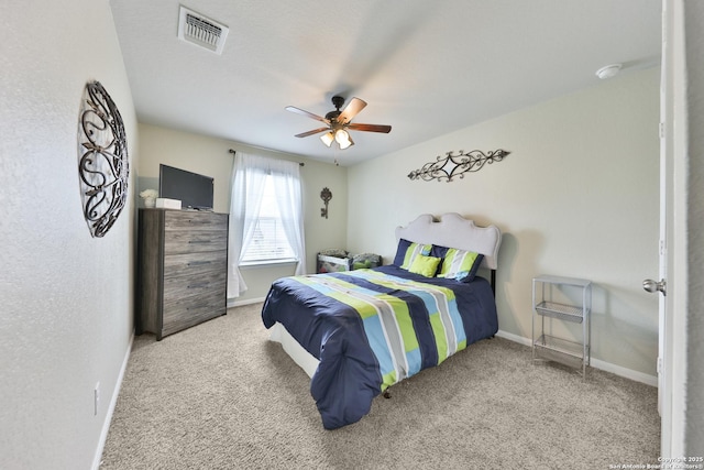141 Whitetail Pass, San Antonio, TX 78253 - carpeted bedroom with baseboards and a ceiling fan