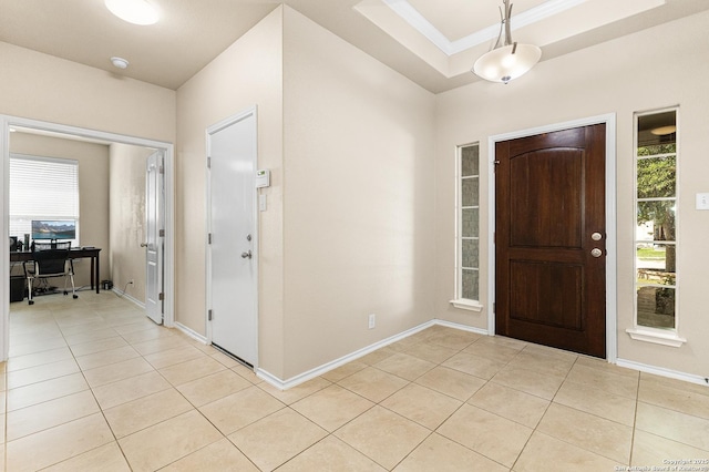 435 Red Quill Nest, San Antonio, TX 78253 - foyer with healthy amount of natural light and light tile patterned flooring
