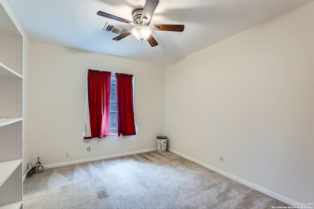 547 Patricia, San Antonio, TX 78216 - carpeted empty room with a ceiling fan and baseboards