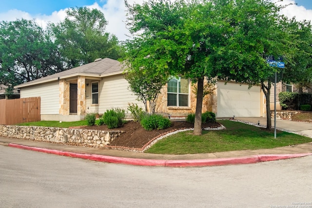 12339 Craddick Cv, San Antonio, TX 78254 - view of front facade featuring driveway and a garage