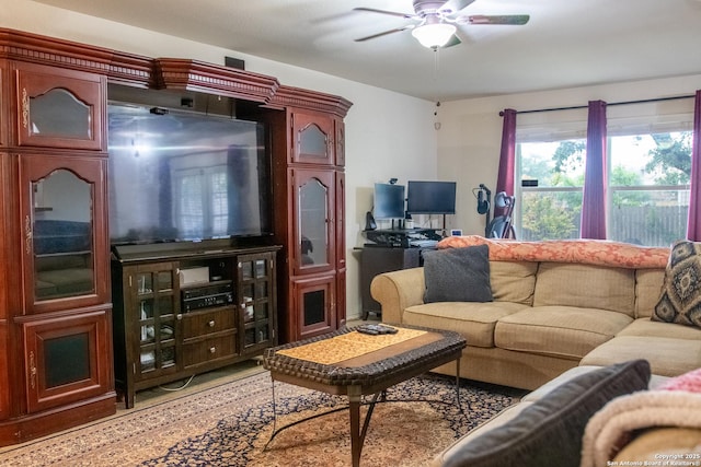 12339 Craddick Cv, San Antonio, TX 78254 - living area featuring ceiling fan
