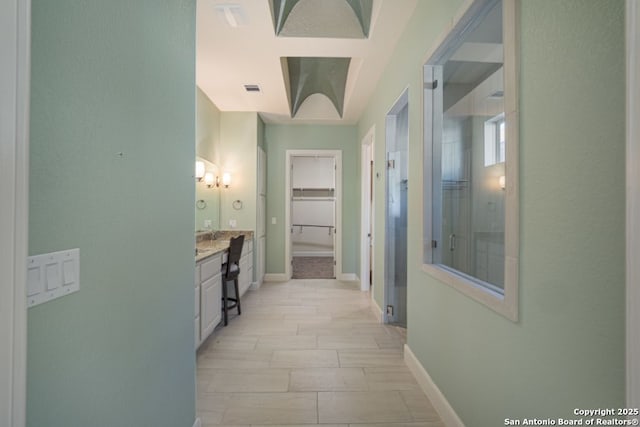 12 Denbury Gln, San Antonio, TX 78257 - hall with baseboards