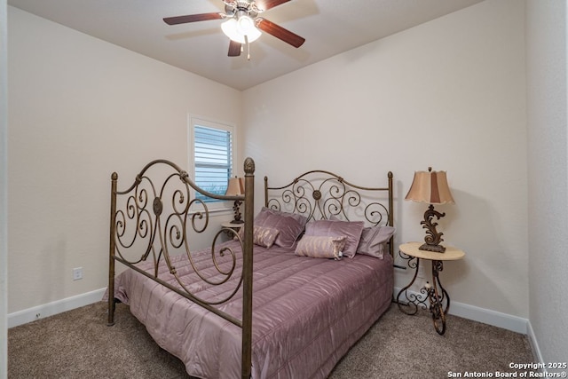 12 Denbury Gln, San Antonio, TX 78257 - bedroom featuring carpet flooring and ceiling fan