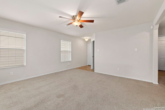 9218 Pacific Maple, San Antonio, TX 78254 - carpeted empty room featuring a ceiling fan and baseboards