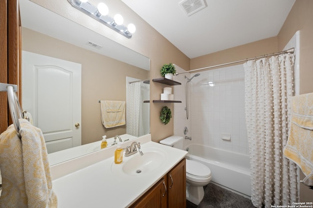 10410 Appaloosa Bay, San Antonio, TX 78254 - bathroom with vanity and shower / tub combo with curtain