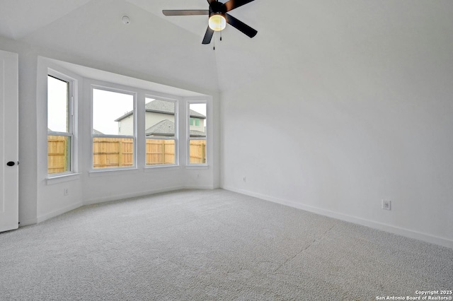 233 Alpine, New Braunfels, TX 78130 - spare room with carpet flooring, a ceiling fan, and a smoke detector