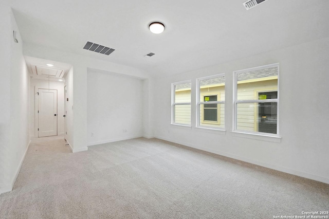 233 Alpine, New Braunfels, TX 78130 - empty room with attic access and carpet