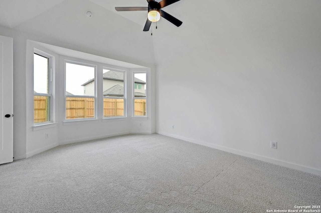 233 Alpine, New Braunfels, TX 78130 - carpeted spare room featuring a ceiling fan and baseboards