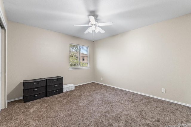 10223 Cactus Vly, San Antonio, TX 78254 - unfurnished bedroom with carpet floors and a ceiling fan