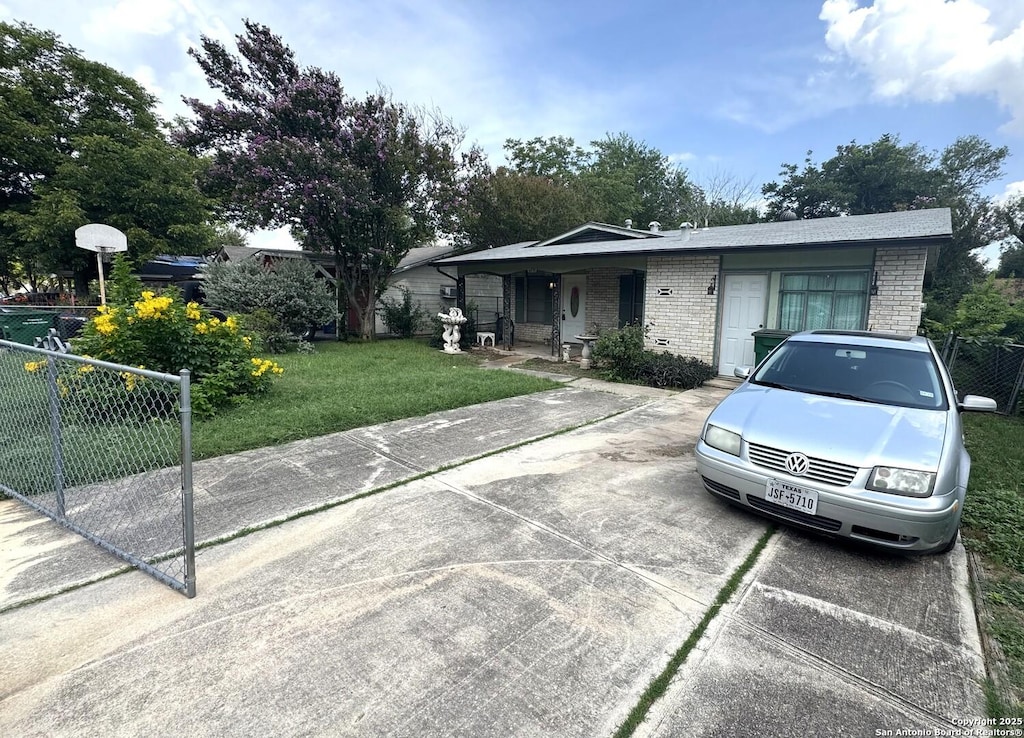 6010 Topcroft, San Antonio, TX 78238 - ranch-style house featuring brick siding and driveway