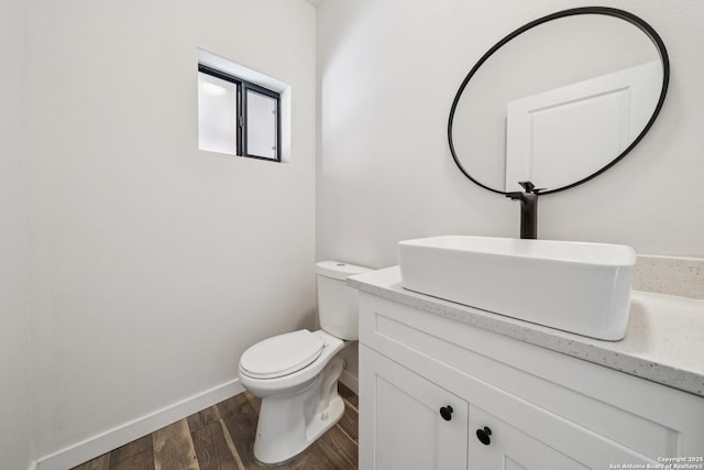 818 Martin Luther King, San Antonio, TX 78203 - bathroom featuring vanity and wood finished floors