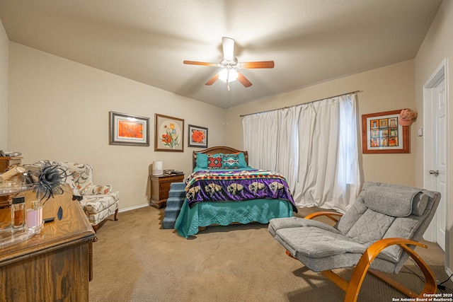 6018 Pearl Pass, San Antonio, TX 78222 - carpeted bedroom featuring ceiling fan and baseboards