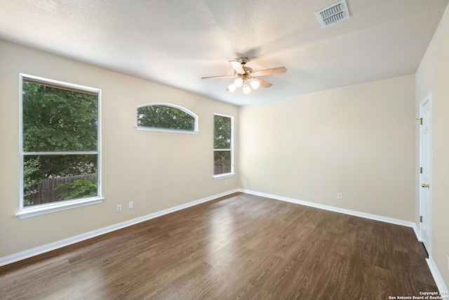 1905 Walter Raleigh, Windcrest, TX 78239 - unfurnished room featuring a ceiling fan and dark wood-style flooring