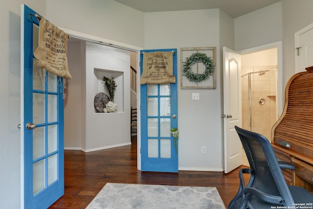 1154 Kite, New Braunfels, TX 78130 - office space with wood finished floors and french doors