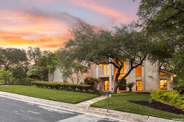 2915 Quail Oak, San Antonio, TX 78232 - view of front facade with a yard and brick siding