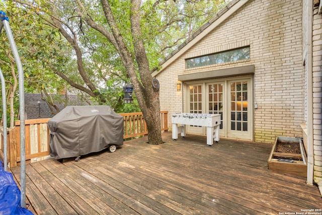 2915 Quail Oak, San Antonio, TX 78232 - wooden deck featuring grilling area