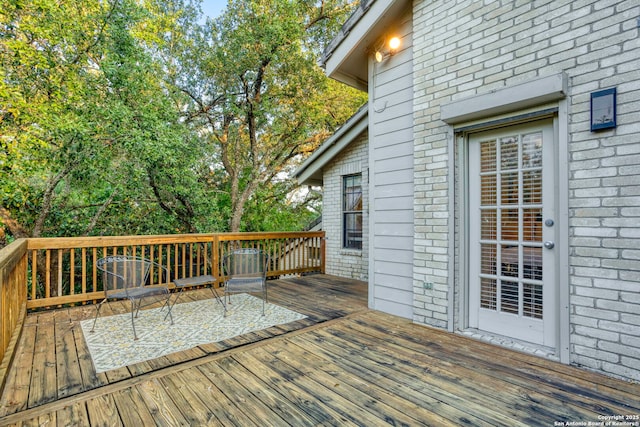 2915 Quail Oak, San Antonio, TX 78232 - view of wooden terrace