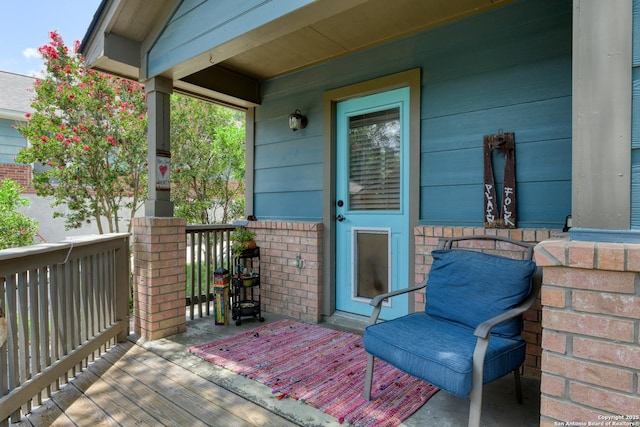 8822 Fernbrook, San Antonio, TX 78250 - view of wooden porch