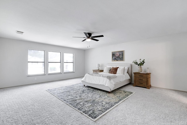 13322 Galicia, Universal City, TX 78148 - bedroom with light carpet and a ceiling fan
