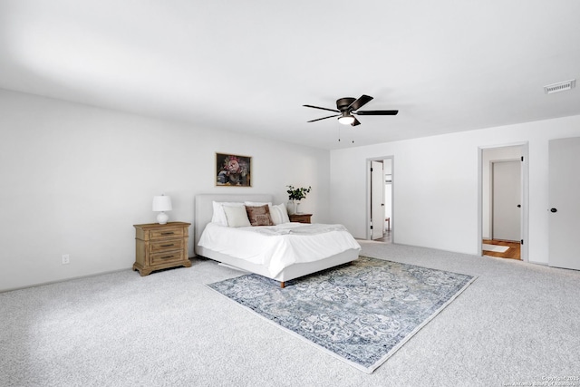 13322 Galicia, Universal City, TX 78148 - bedroom featuring carpet floors and ceiling fan