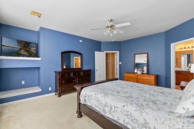 2611 Menard, San Antonio, TX 78251 - carpeted bedroom featuring baseboards and a ceiling fan