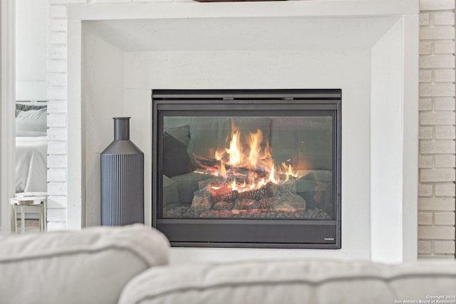 9032 Raven Pointe, San Antonio, TX 78255 - detailed view of a glass covered fireplace