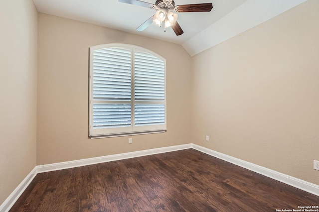 3342 Harvest, Marion, TX 78124 - empty room featuring a ceiling fan, dark wood-style floors, and healthy amount of natural light