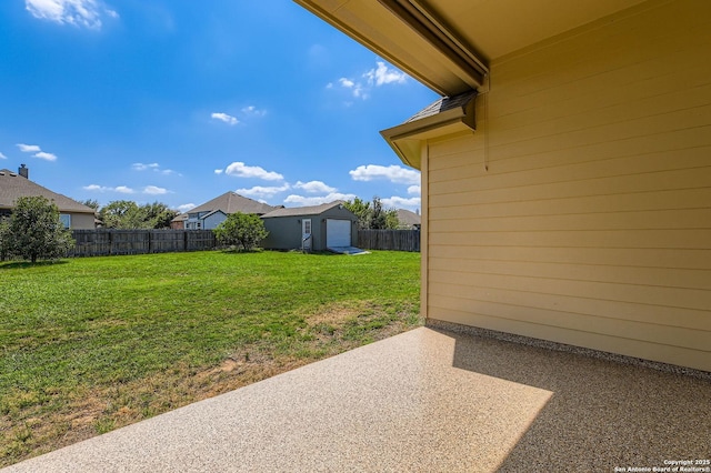 3342 Harvest, Marion, TX 78124 - view of yard featuring a patio and an outdoor structure