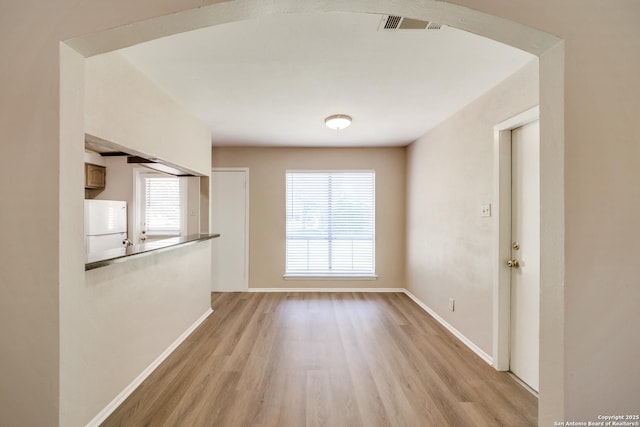 7334 Cherry Brk, San Antonio, TX 78238 - unfurnished living room featuring light wood-type flooring