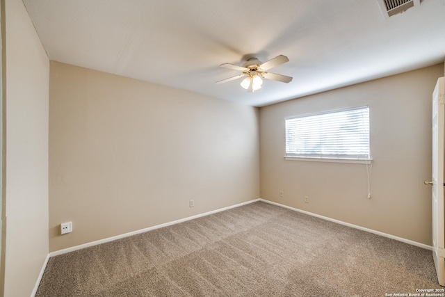 7334 Cherry Brk, San Antonio, TX 78238 - carpeted empty room with ceiling fan and baseboards