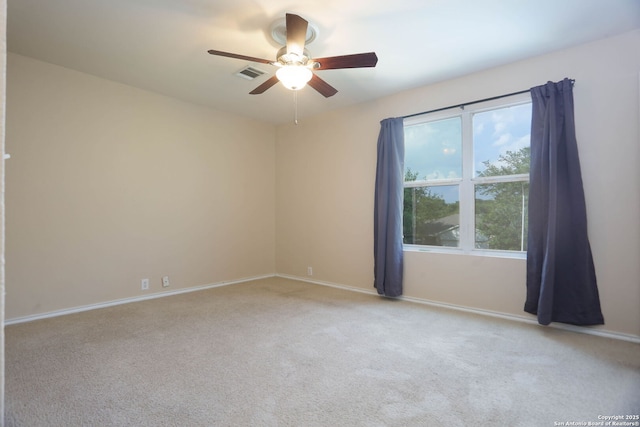 5124 Knollwood, Schertz, TX 78108 - empty room featuring carpet floors and ceiling fan