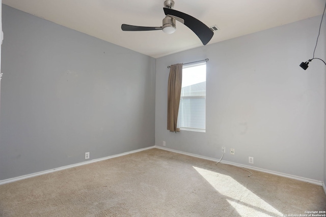 5124 Knollwood, Schertz, TX 78108 - unfurnished room featuring ceiling fan and carpet