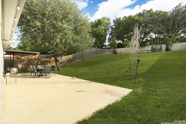 5124 Knollwood, Schertz, TX 78108 - fenced backyard with a patio