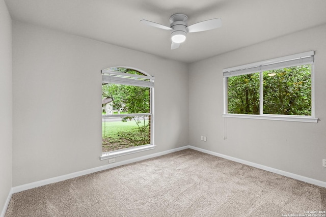 29732 Cojak Cir, Boerne, TX 78015 - spare room with carpet and a ceiling fan
