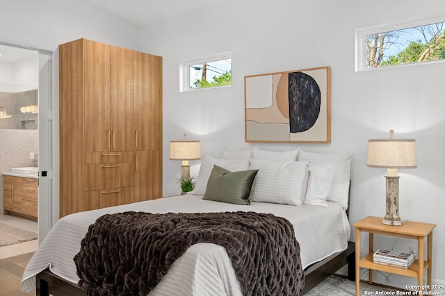 238 Cassiano St, San Antonio, TX 78204 - bedroom with ensuite bathroom