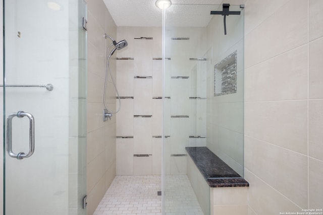 18706 Redriver, San Antonio, TX 78259 - bathroom featuring a stall shower