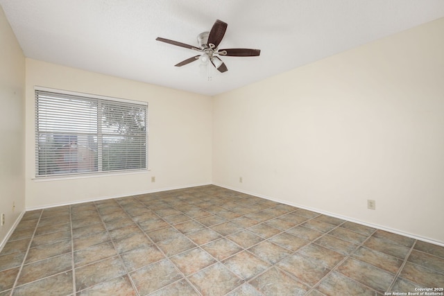 18706 Redriver, San Antonio, TX 78259 - empty room featuring ceiling fan and baseboards