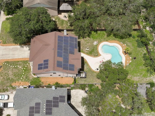 18706 Redriver, San Antonio, TX 78259 - aerial view of property and surrounding area with a pool