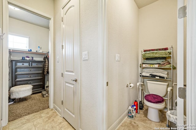 4603 Camden, San Antonio, TX 78261 - bathroom featuring tile patterned floors and toilet