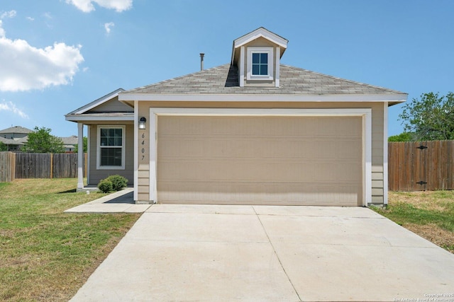 6407 Ignacio, San Antonio, TX 78220 - ranch-style home with driveway, roof with shingles, and an attached garage