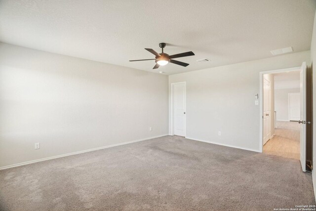 6407 Ignacio, San Antonio, TX 78220 - carpeted spare room with a ceiling fan and baseboards
